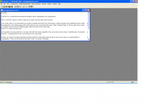 Cryptool's main window